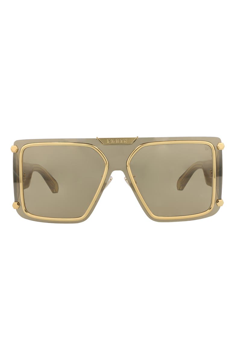 PHILIPP PLEIN 99mm Shield Sunglasses, Main, color,
