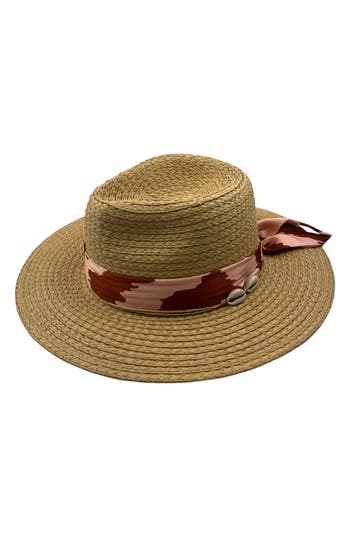 Marcus Adler Straw Panama Hat