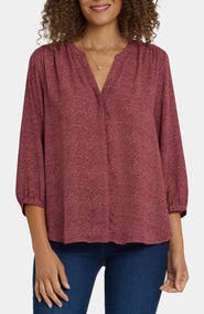 NYDJ Pintuck Top