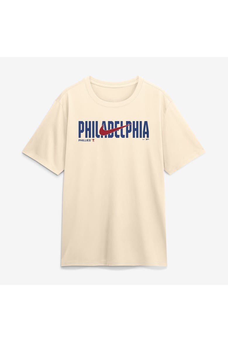 Men's Nike Cream Philadelphia Phillies Swoosh Legend Dri-FIT T-Shirt, Alternate, color, Cream
