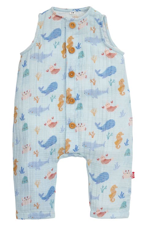 Deep Sea Jubilee Cotton Gauze Romper (Baby)