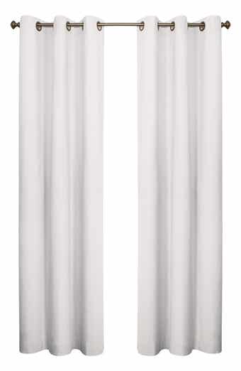 Outdoor Decor by Commonwealth Set of 2 Cotton Curtain Panels