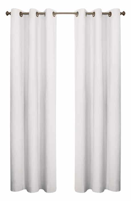 Outdoor Decor by Commonwealth Set of 2 Cotton Curtain Panels