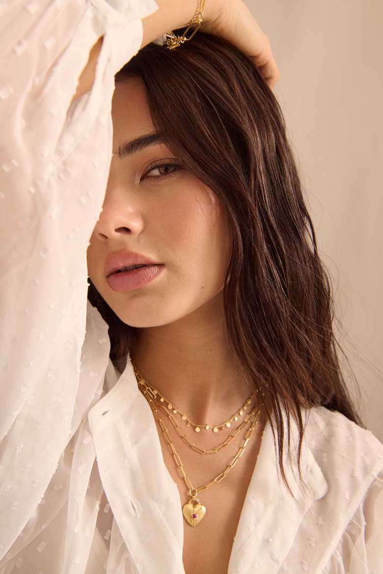 Coin Choker, Alternate, color, Yellow Gold
