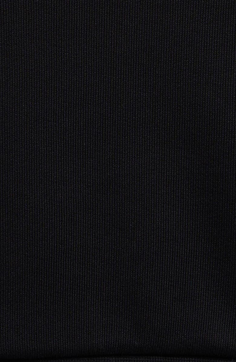 Moncler Kids' Logo Cotton Fleece Graphic Hoodie, Alternate, color, Black