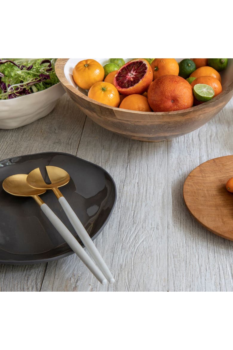 Serving Set, Alternate, color, White