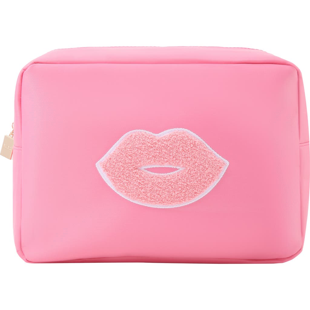 Bloc Bags Extra Large Kiss Cosmetic Bag in Bubblegum Pink  product