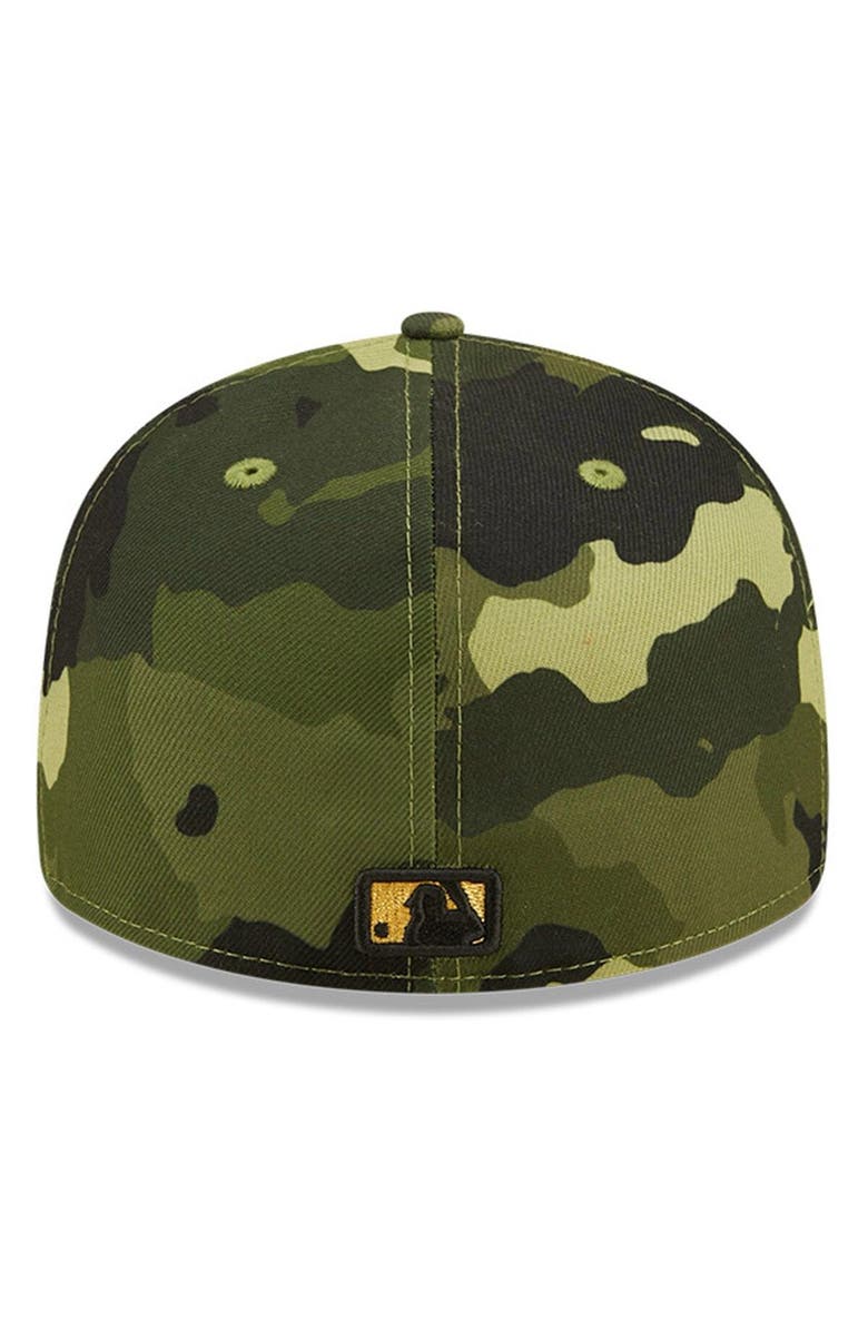 New Era Men's New Era Camo Cincinnati Reds 2022 Armed Forces Day On-Field Low Profile 59FIFTY, Alternate, color, 