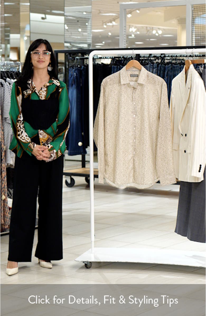 Button-Up Linen & Cotton Top, sales video thumbnail