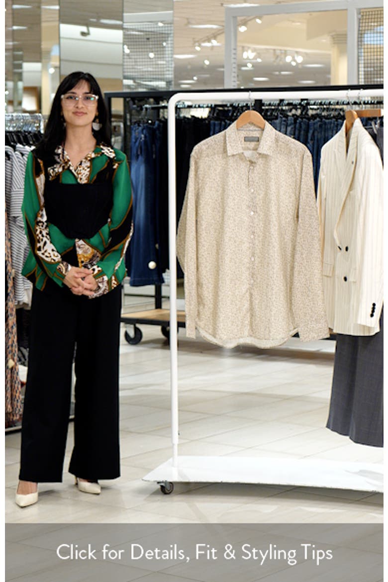 Button-Up Linen & Cotton Top video