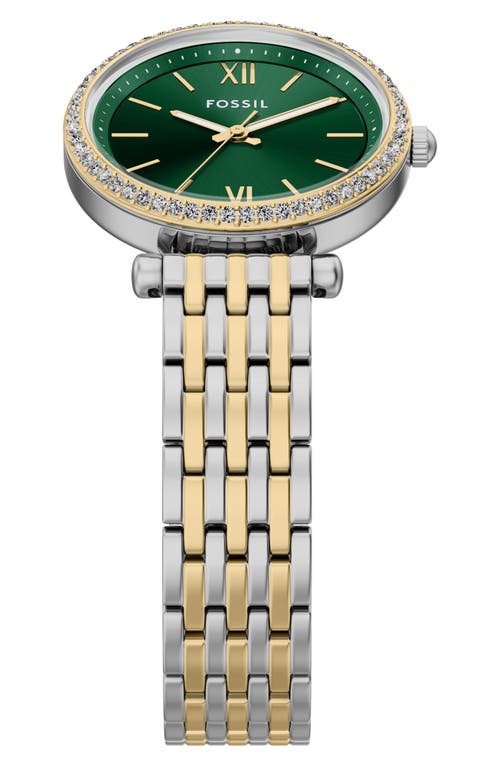 Fossil Carlie Watch, 28mm In Green
