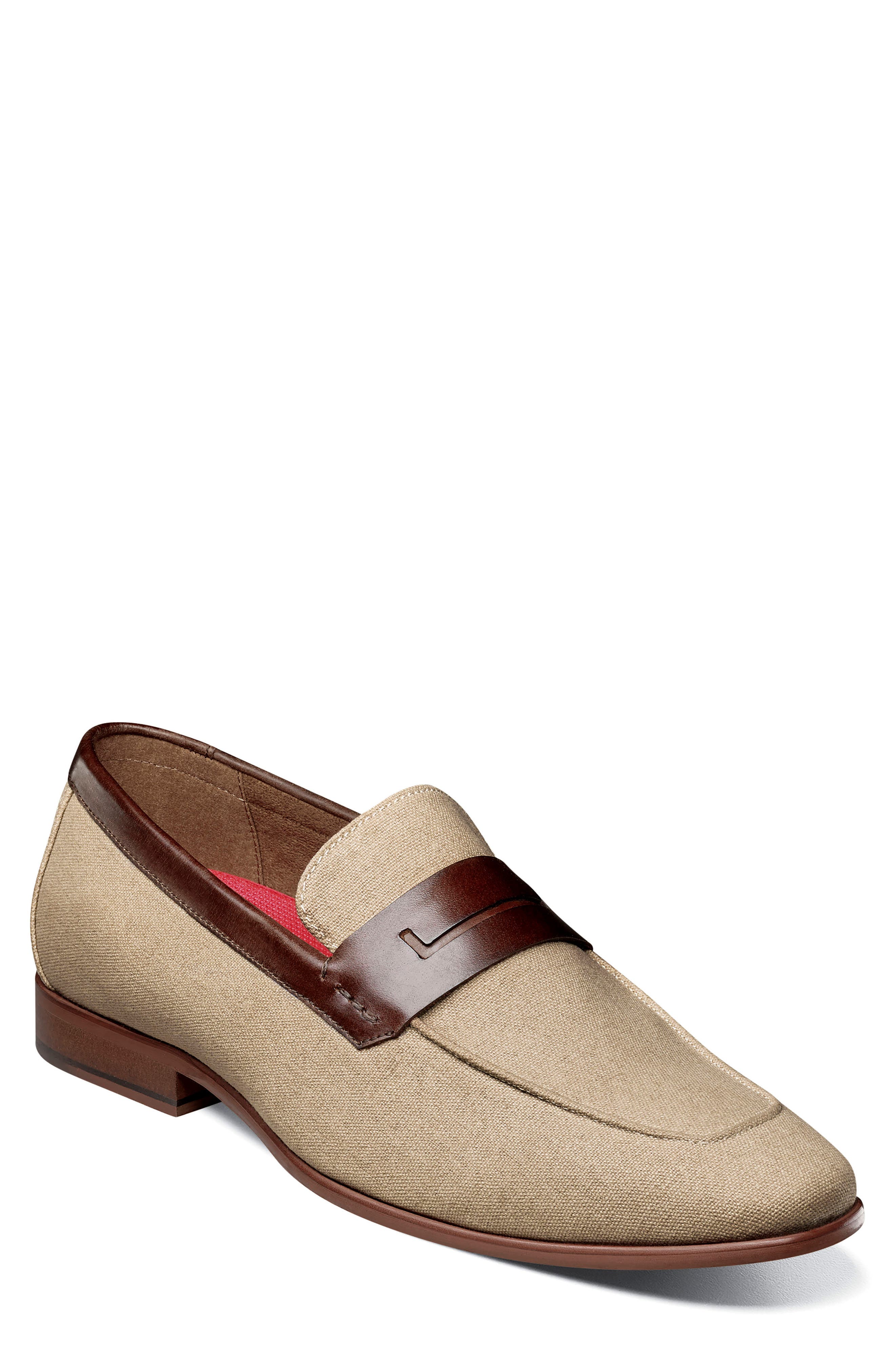 Gill Saddle Loafer, Main, color, SAND MULTI