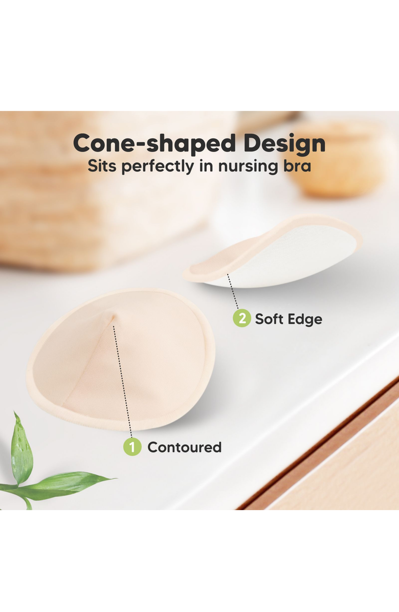 KeaBabies 8-Pack Comfy Nursing Pads, Alternate, color, Bare Beige