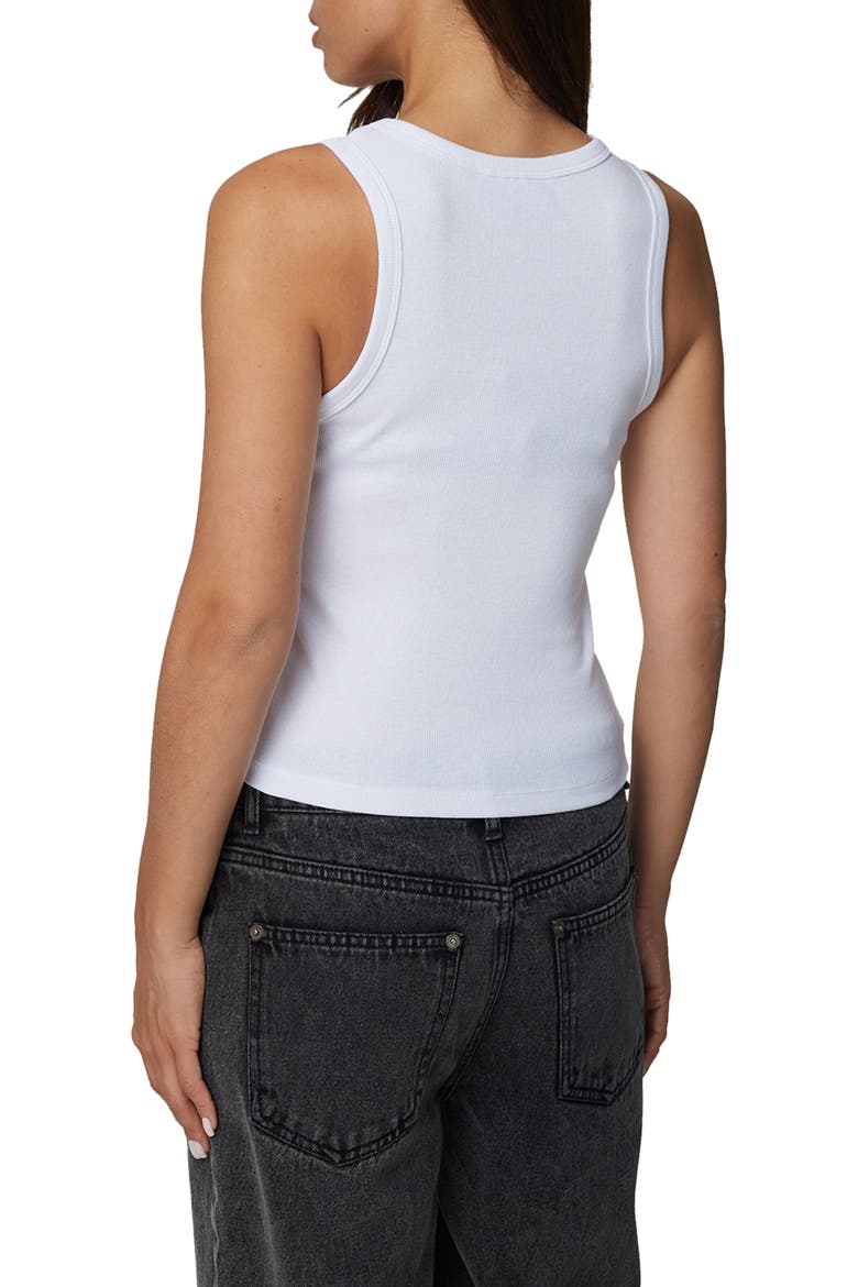 Ribbed Icarus Vest, Alternate, color, White