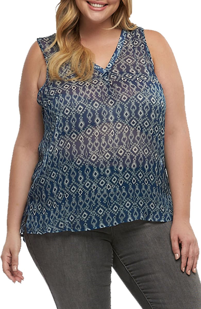Tart Waverly Print Tank, Alternate, color, Diamonds