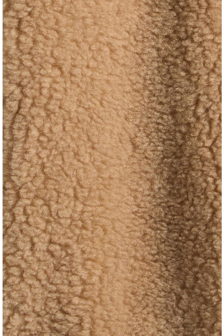 Hooded Teddy Bear High Pile Fleece Zip Romper, Alternate, color, BROWN