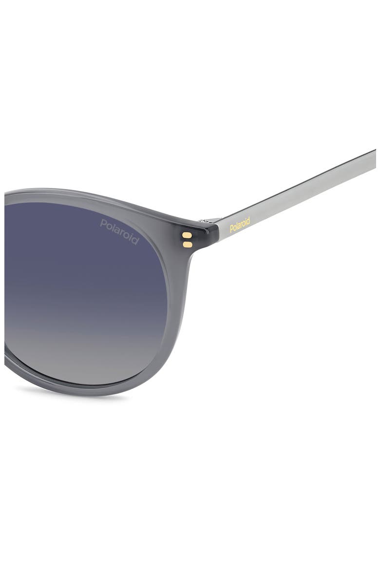 51mm Polarized Phantos Sunglasses, Alternate, color, SILVER/ BLUE