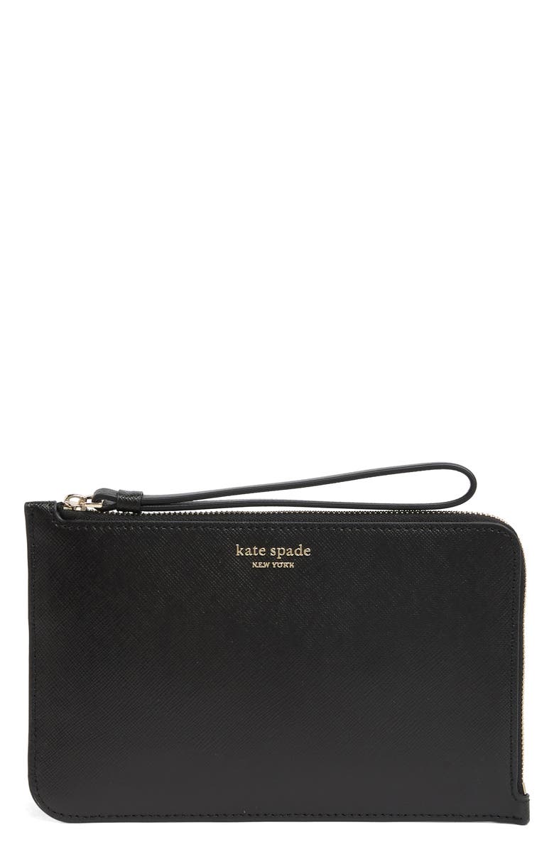 Kate Spade New York cameron medium wristlet, Main, color, Black