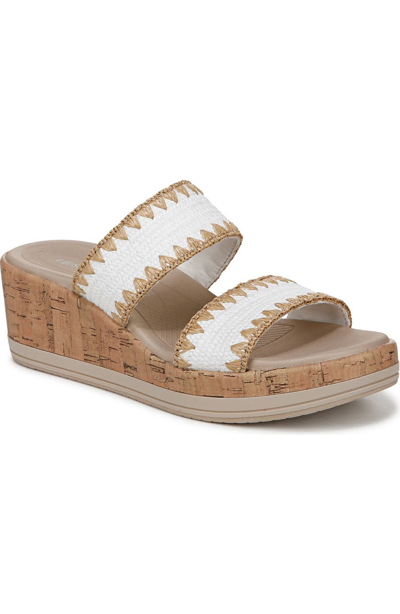 LifeStride Resort Wedge Sandal, Main, color, White