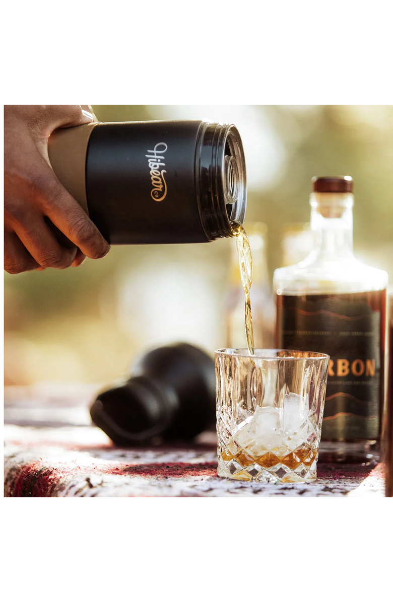 Uncommon Goods 6-in-1 Adventure Flask by Hibear, Alternate, color, Black / Brown