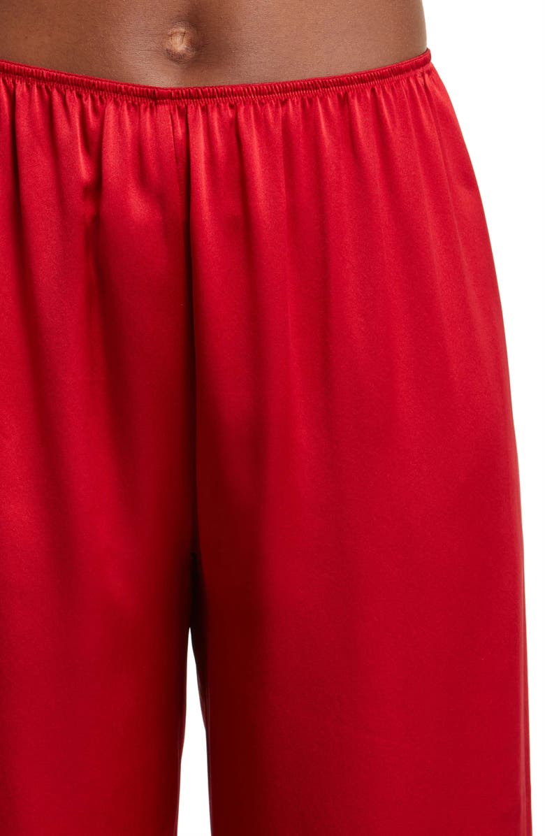 Simone Perele Dream Satin Pajama Pants, Alternate, color,