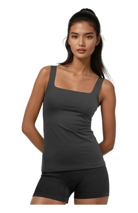 Tank Top with Built In Bra