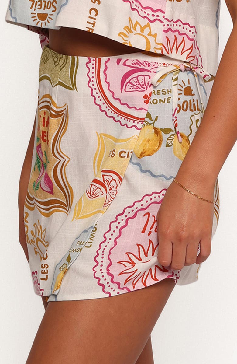 Petal & Pup Siena Wrap Miniskirt, Alternate, color, Bella