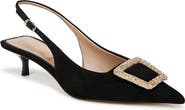 Sam Edelman Kammie Slingback Pointed Toe Kitten Heel Pump