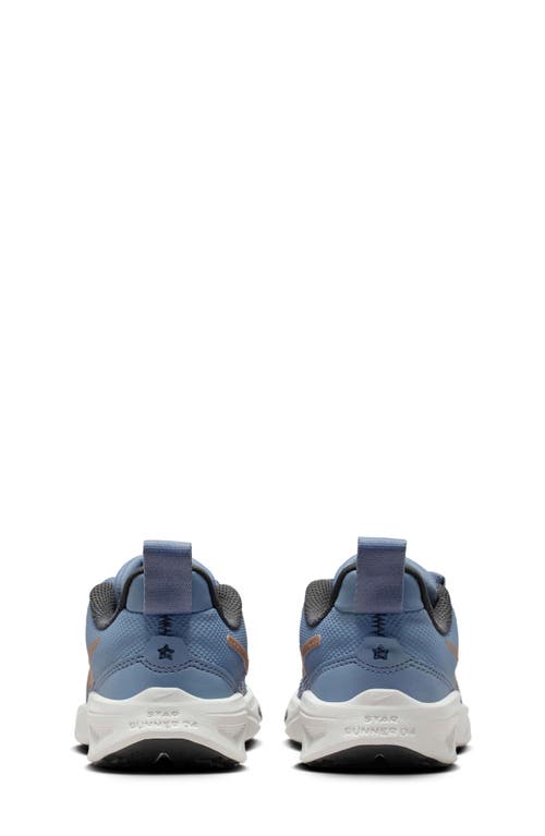 Nike Kids' Star Runner 4 Sneaker In Ashen Slate/armory Navy