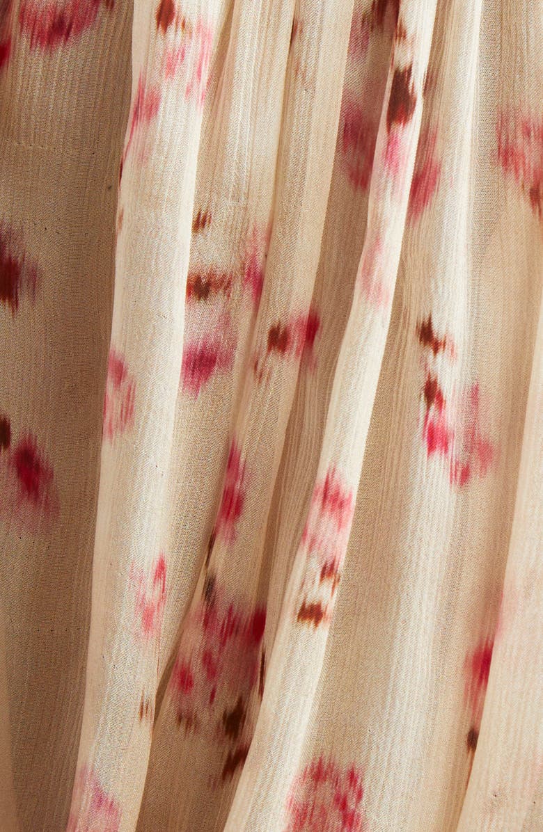 Isabel Marant Étoile Loeva One-Shoulder Tiered Tunic, Alternate, color, Beige