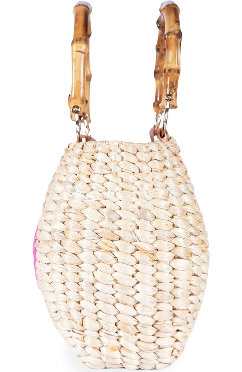 Jelavu Kaia Handwoven Rattan Handbag, Alternate, color, Natural