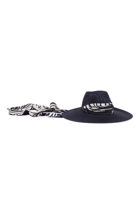 Cassidy UPF 25+ Packable Straw Fedora