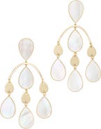 Ramy Brook Karina Mother-of-Pearl Chandelier Earrings