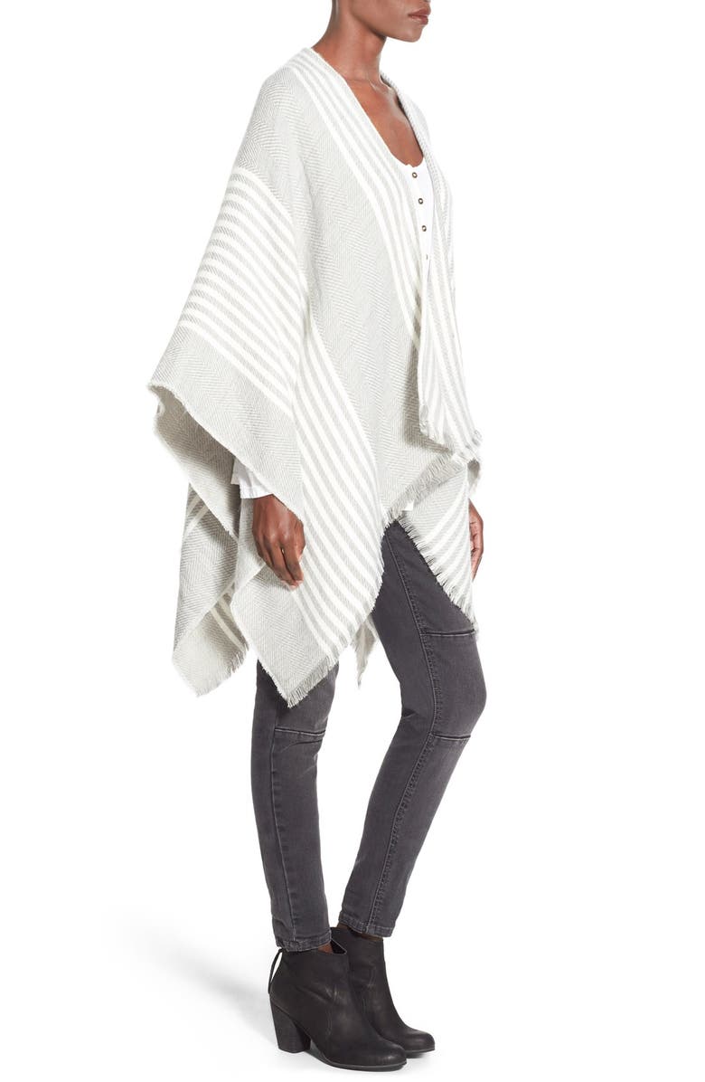 BP. Stripe Ruana, Alternate, color, 