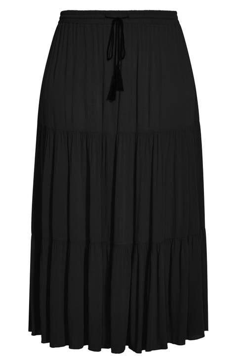 Paradise Drawstring Skirt (Plus Size)