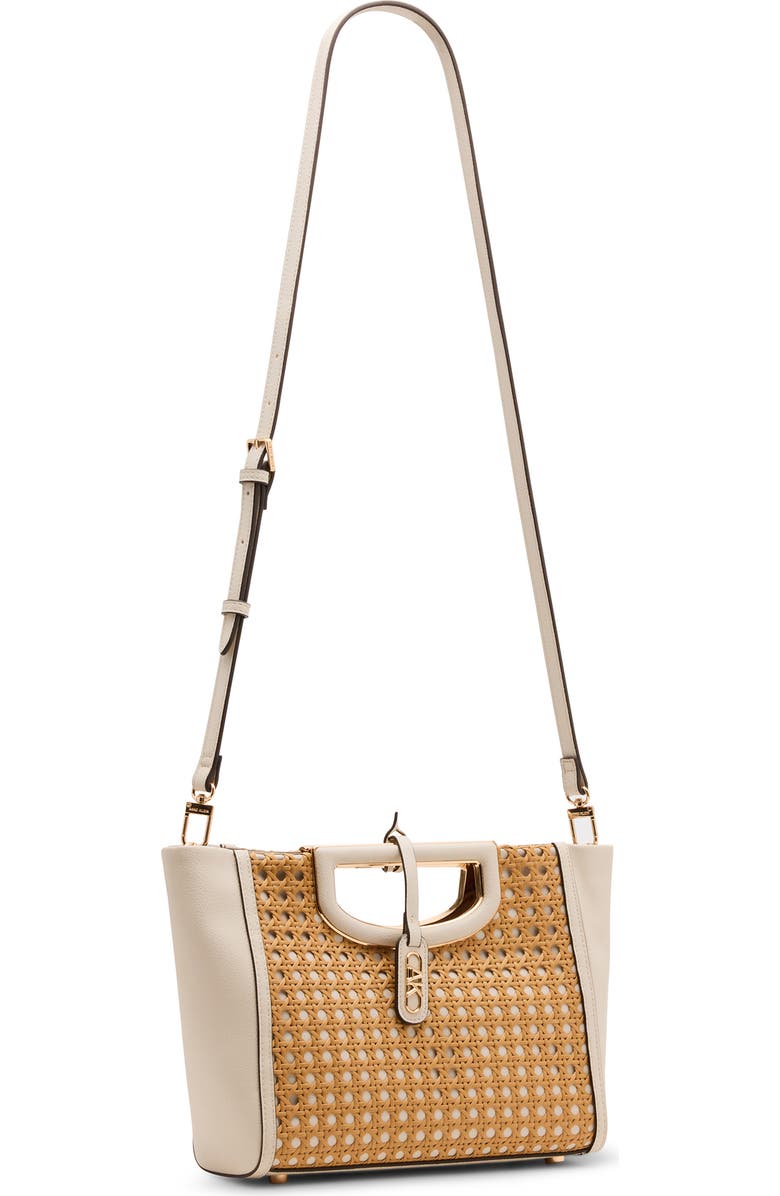 Anne Klein Convertible Rattan Clutch, Main, color,