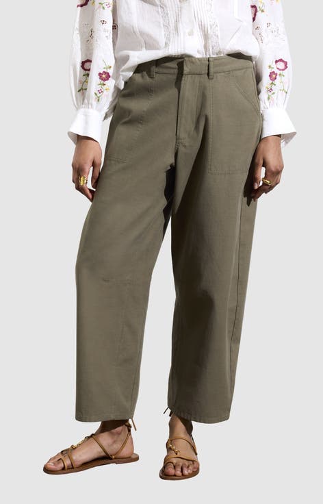 Cargo Wide Leg Trousers