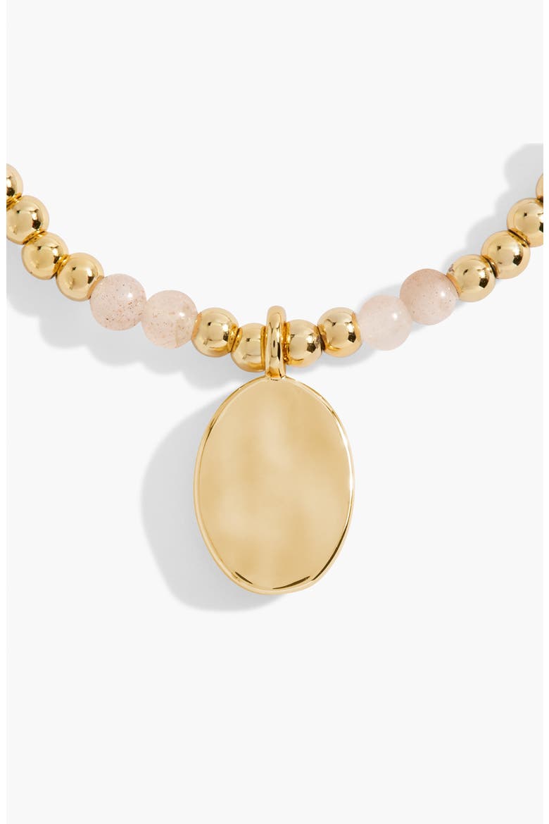 Birthstone A Little Bracelet in Gold-Tone Plating, Alternate, color, July
