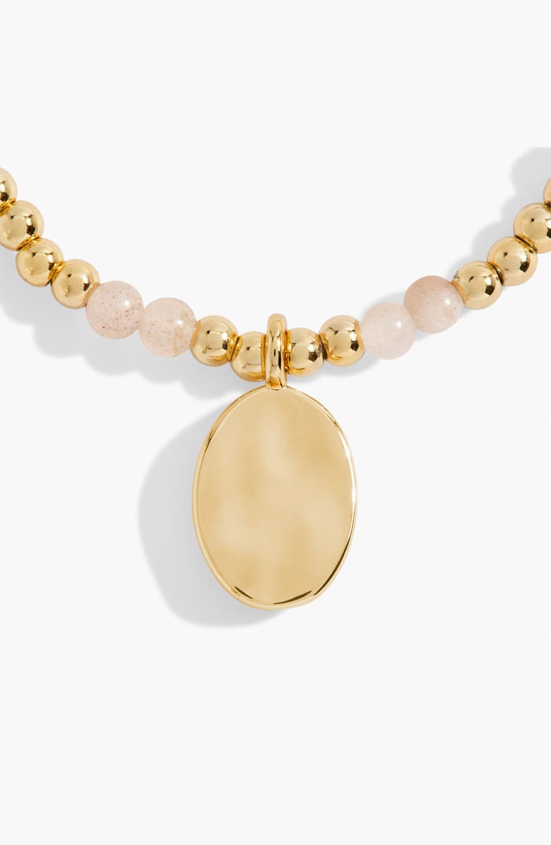 A Littles & Co Birthstone A Little July Bracelet in Gold-Tone Plating, Alternate, color, Metallic Gold