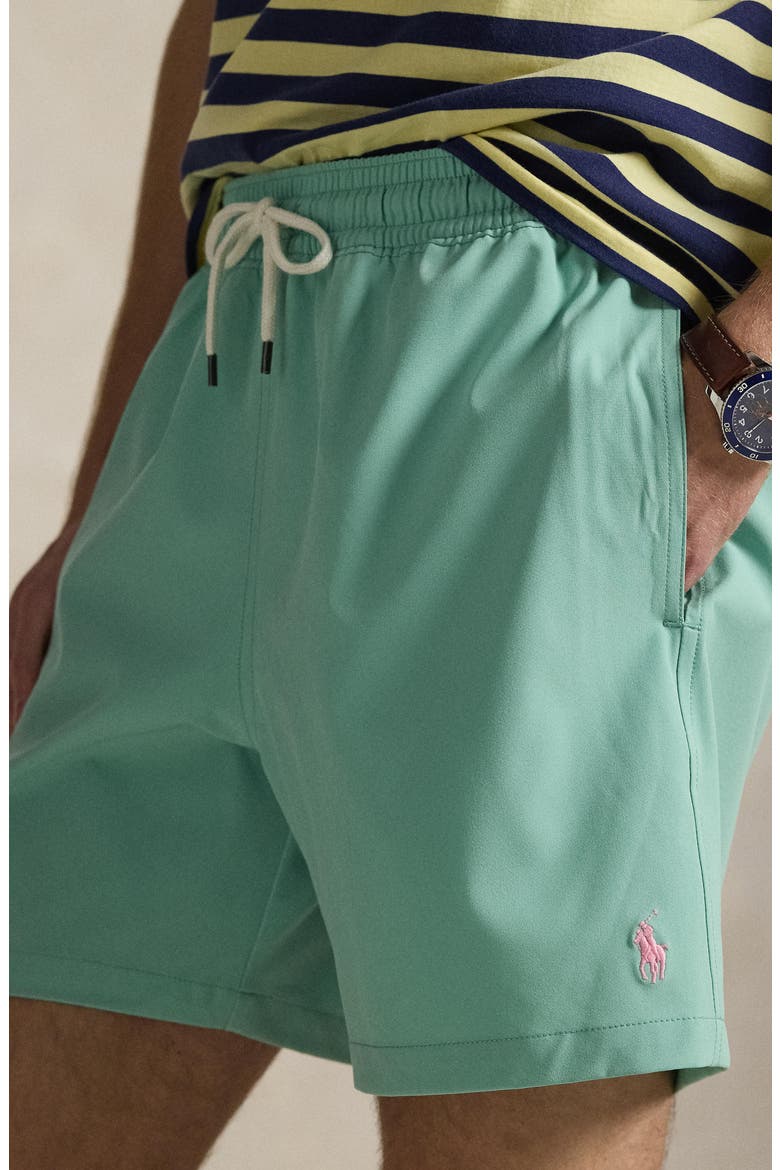 Traveler Classic Swim Trunks, Alternate, color, CELADON