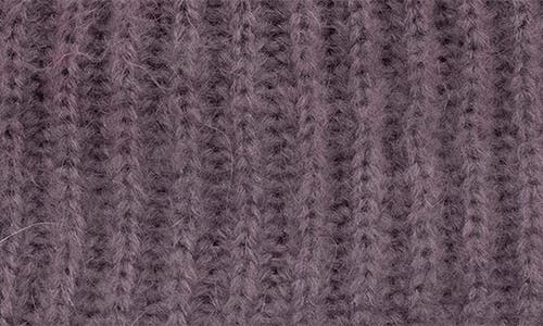 Portolano Ribbed Cuffed Beanie In Purple