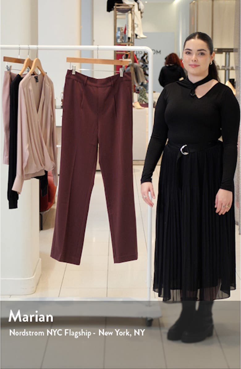Avenue Pleated Wide Leg Pants, sales video thumbnail