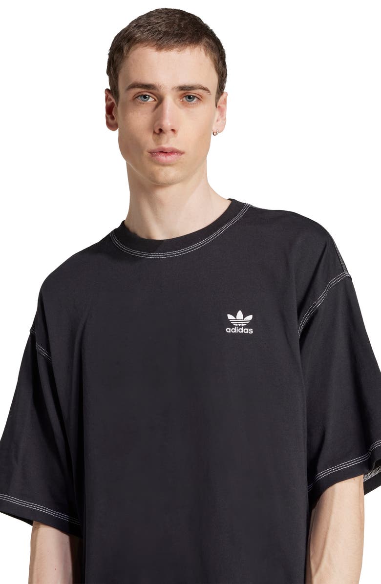 adidas Essentials Crewneck T-Shirt, Alternate, color, 