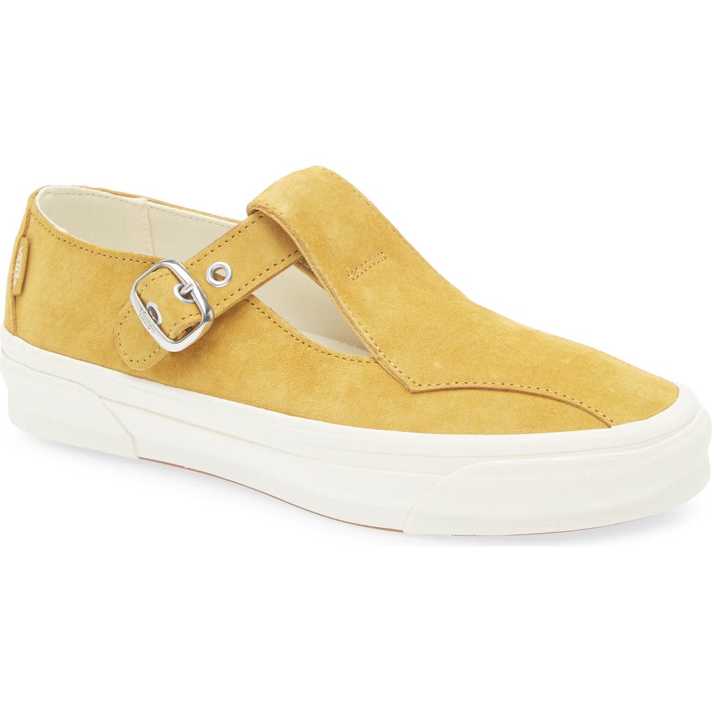 Vans Mary Jane Buckle Sneakers In Gold