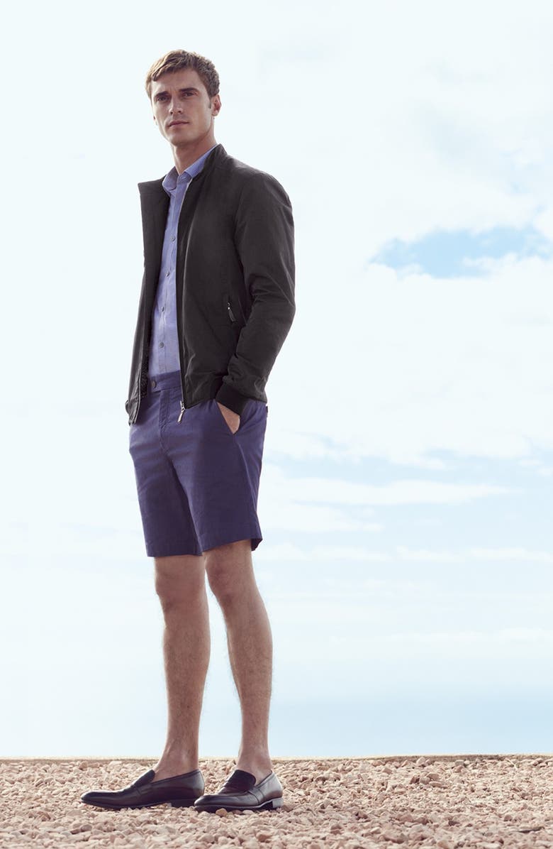 Ted Baker London 'Nordton' Extra Trim Bomber Jacket, Main, color, 