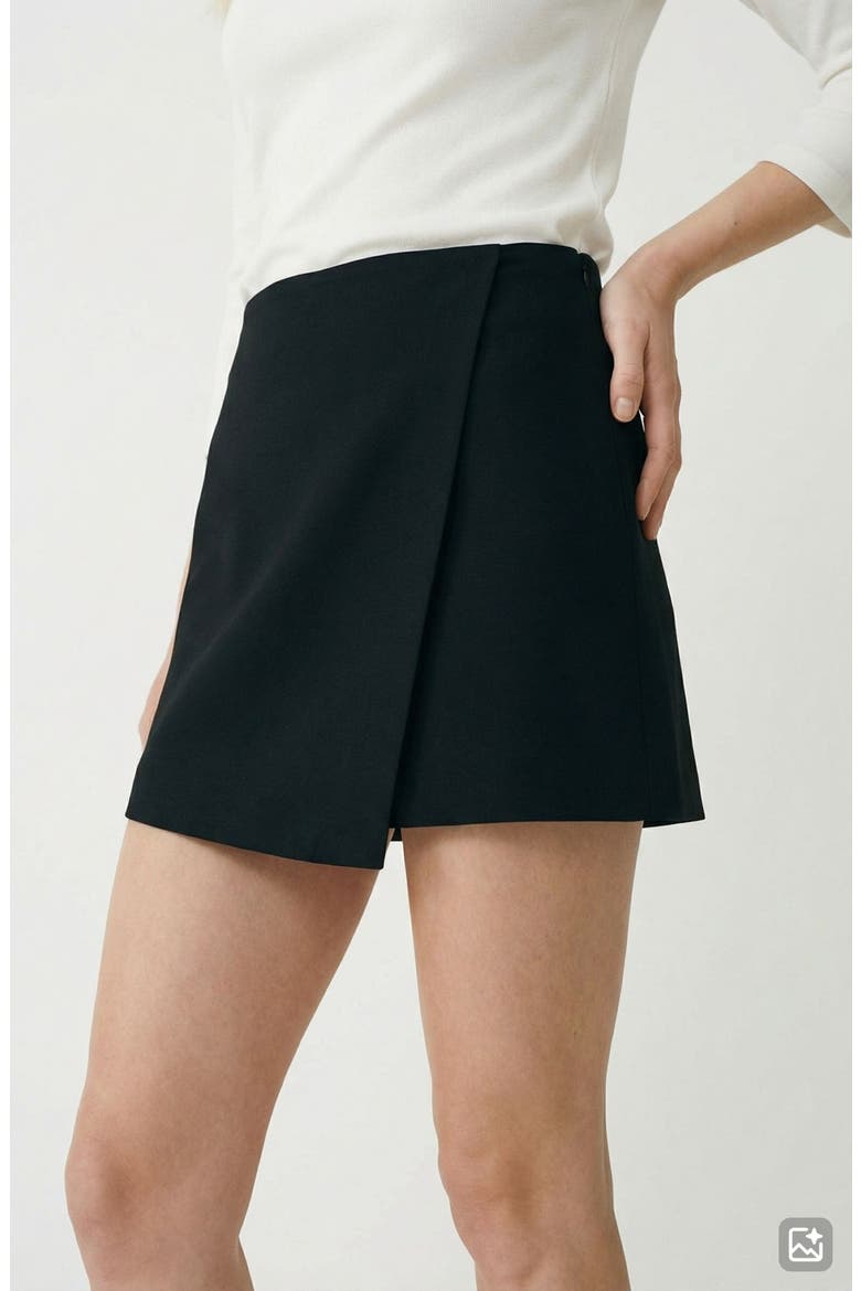 Melina Skort, Alternate, color, BLACK