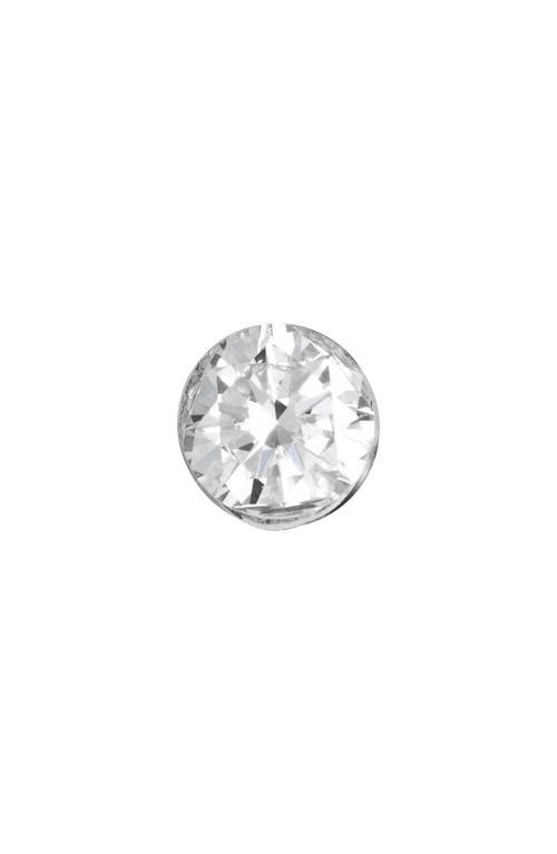 MARIA TASH MARIA TASH SINGLE INVISIBLE SET DIAMOND STUD EARRING