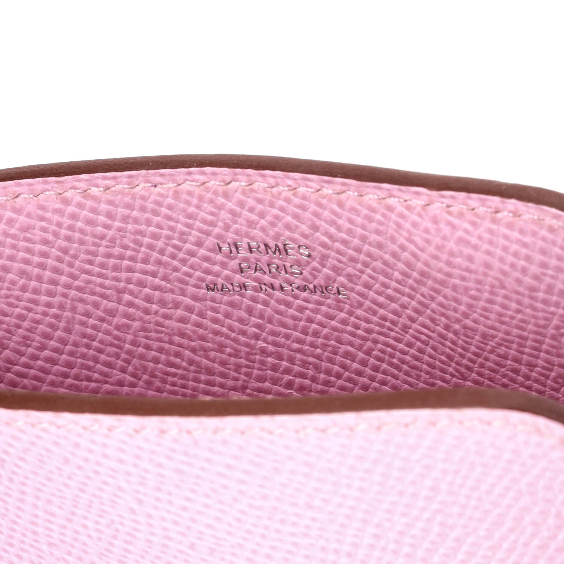 Pre-Owned Hermes Hermesway Phone Case Crossbody Bag Epsom, Alternate, color, Mauve Sylvestre