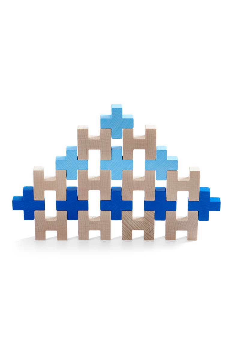 HABA 3D Aerius - 20 Piece Wooden Building Blocks Set, Main, color, 