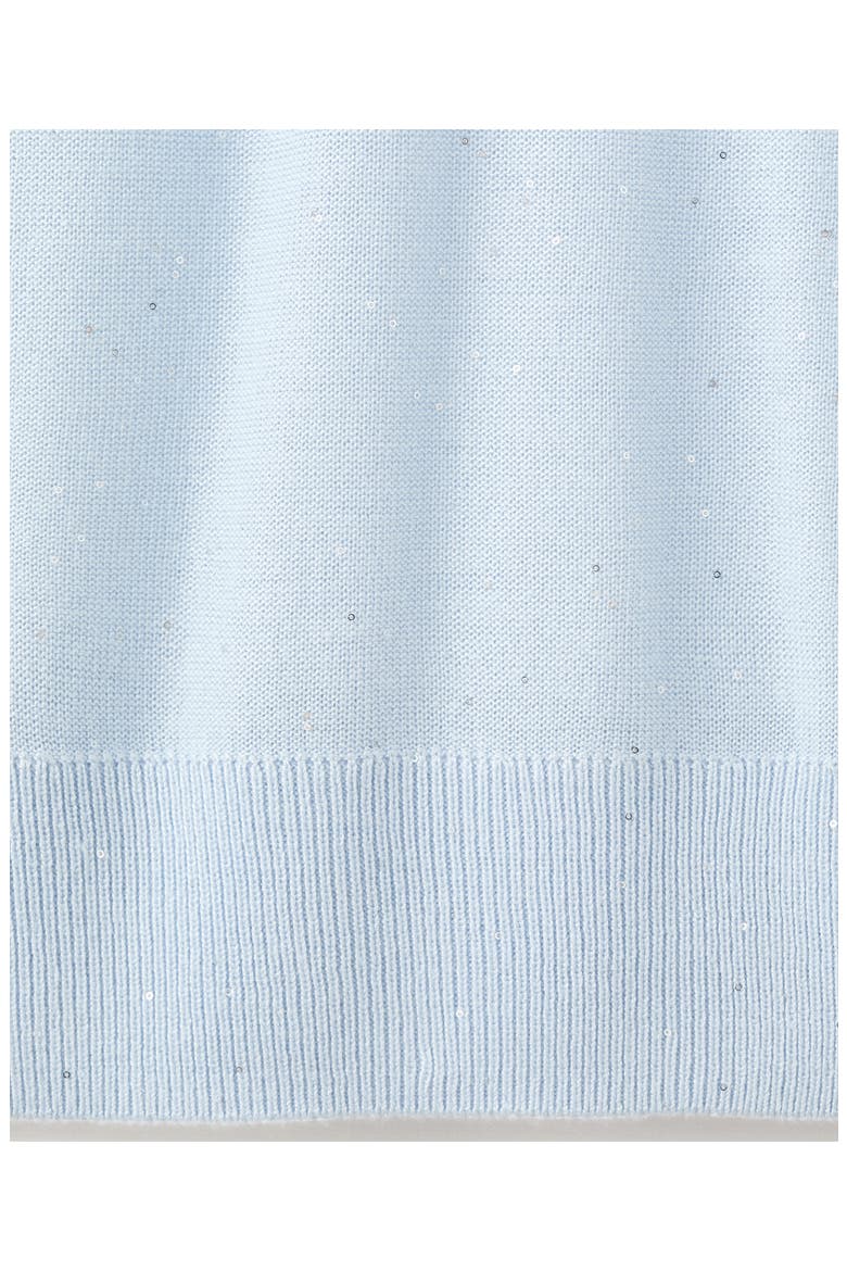 Polo Neck Sweater, Alternate, color, SKY BLUE